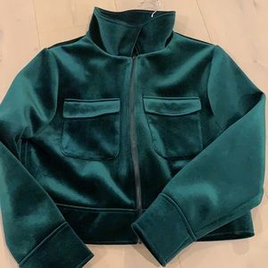 Green Velvet Jacket
